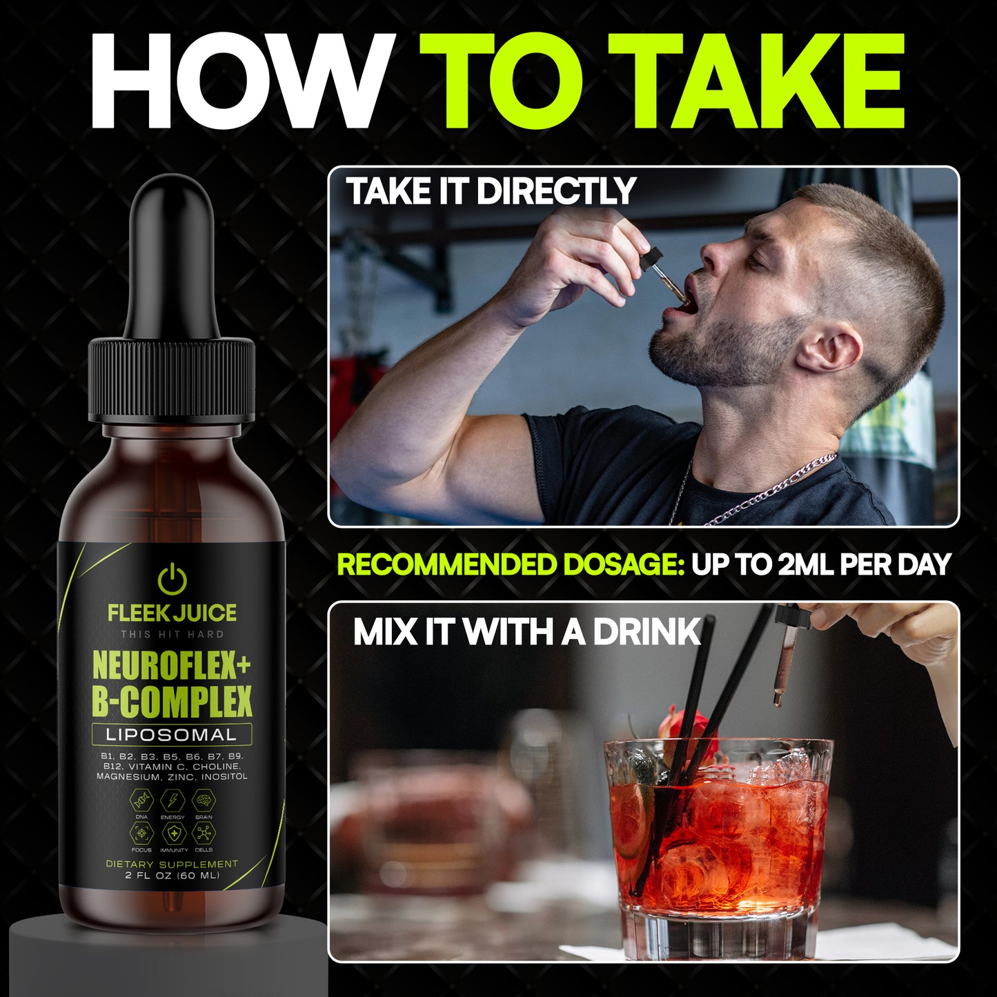Fleek Juice™ Liposomal NeuroFlex+ B-Complex |